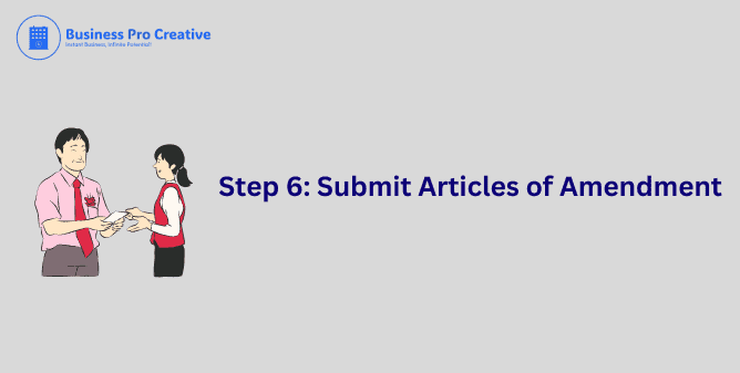 Submit Articles of Amendment